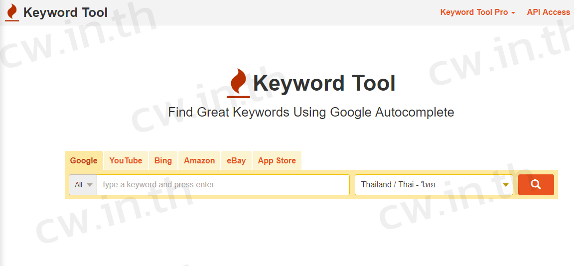 Keyword Tool